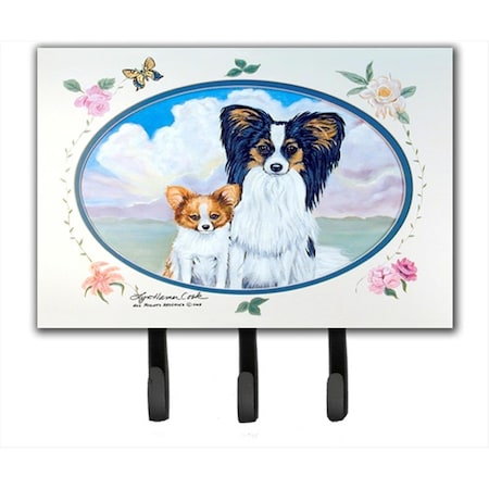Carolines Treasures Papillon Leash Holder or Key Hook 7243TH68